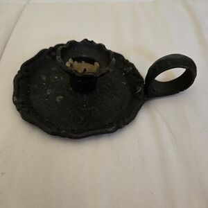 Cast Iron Candle Holder